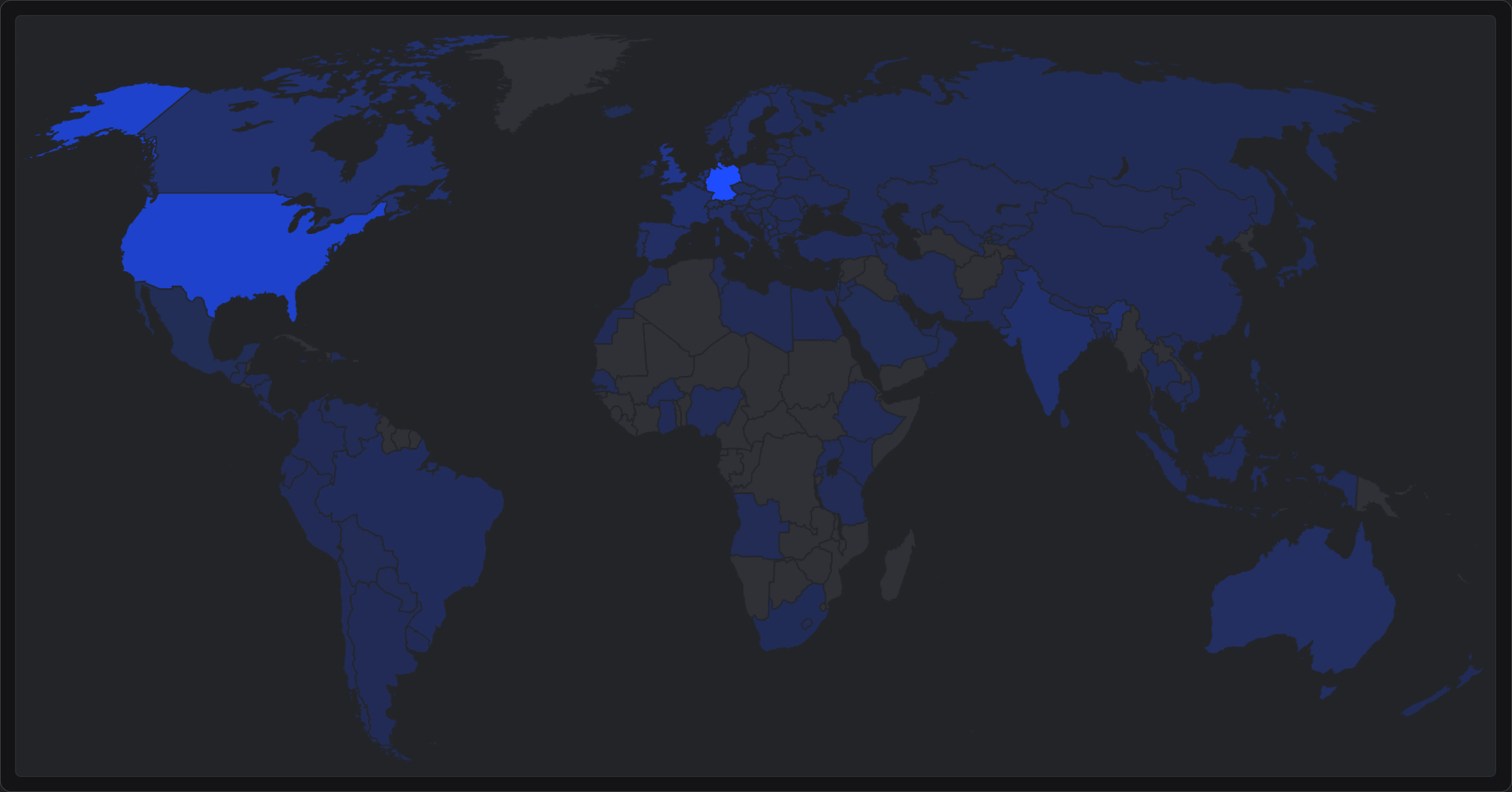 Traffic statistics map
